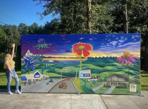 Lowe's Home Improvement mural