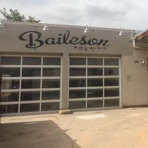 Baileson Brewing Company Exterior Signage